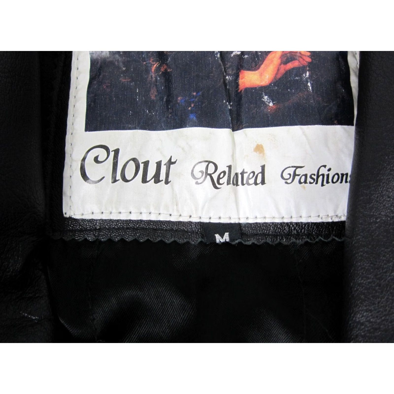 Vintage VINTAGE Clout Leather Trench Coat Womens M Black 90s Long Jacket Punk Coat Shirt? Size M / US 6-8 / IT 42-44 - 6 Thumbnail
