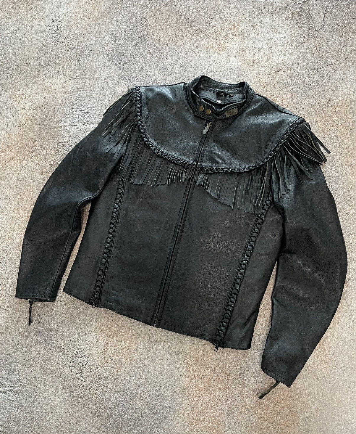 Harley Davidson Vintage Harley Davidson Willie G Fringe Leather Jacket Size M / US 6-8 / IT 42-44 - 2 Thumbnail