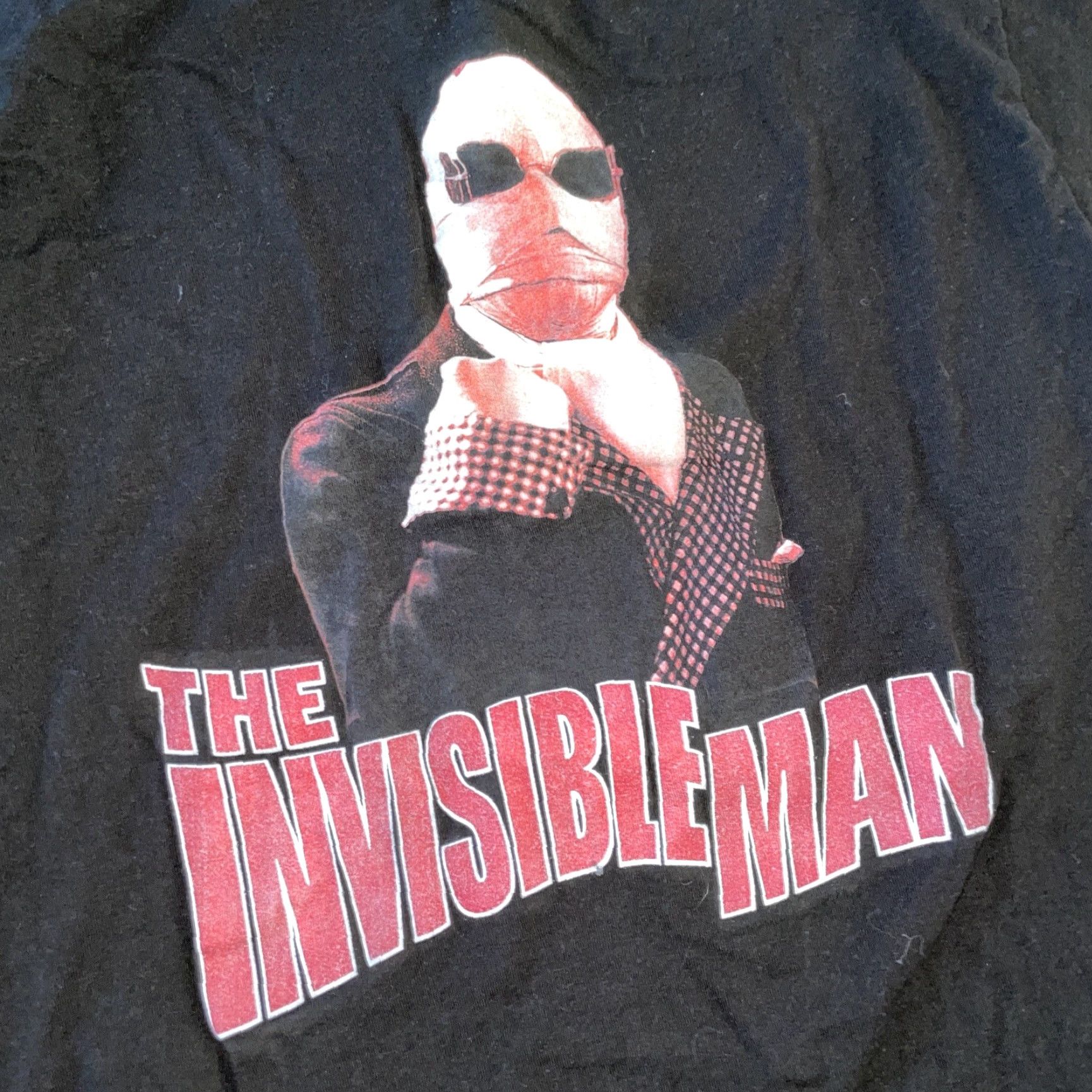 Tultex The Invisible Man T-Shirt Black Medium 18x27.5 Size US M / EU 48-50 / 2 - 2 Thumbnail