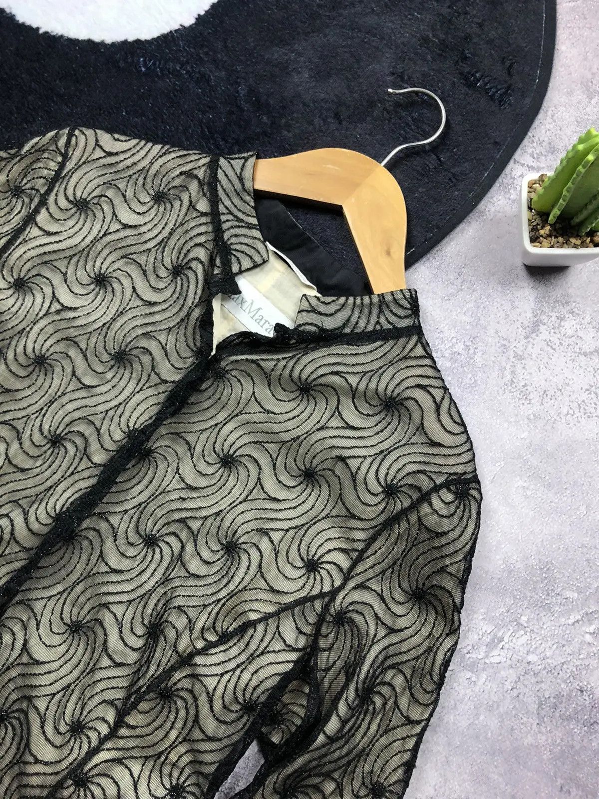Max Mara MAX MARA Made in Italy Longsleeve Blazer With Patterns Y2k Size S / US 4 / IT 40 - 5 Thumbnail