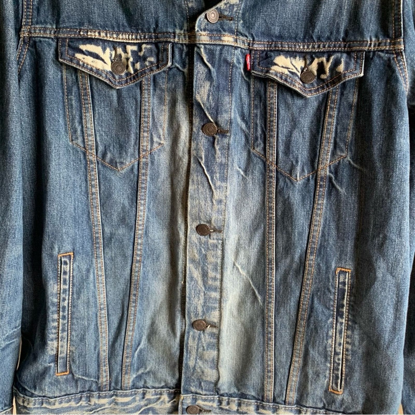 Levi's Levi Strauss 72334 Men’s Blue Denim Trucker Jacket Size XL Size US XL / EU 56 / 4 - 7 Thumbnail