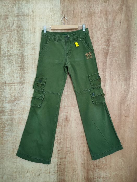 Japanese Brand Crux Green seditionaries multipocket cargo pants #194 DLAL Size 27" / US 4 / IT 40 - 7 Thumbnail