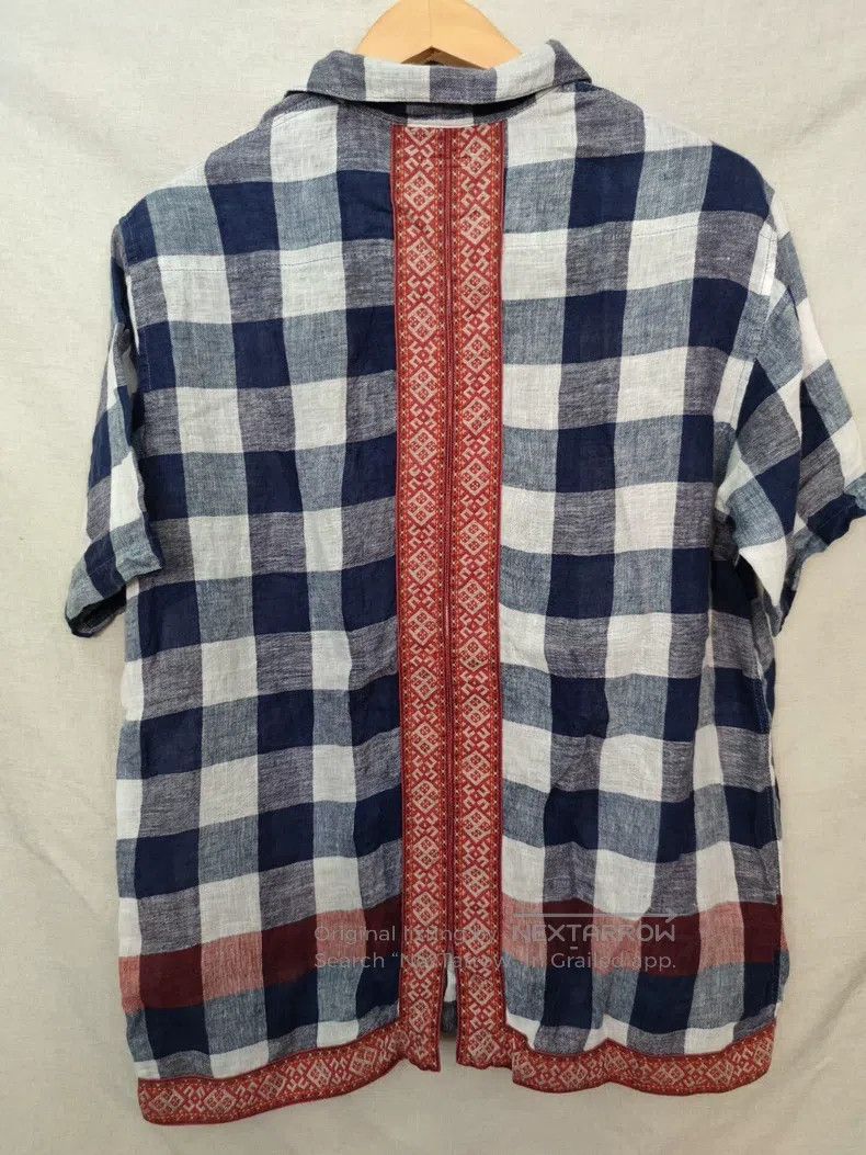 Kapital Kapital Cotton and linen ethnic style short-sleeved shirt Size US L / EU 52-54 / 3 - 6 Thumbnail