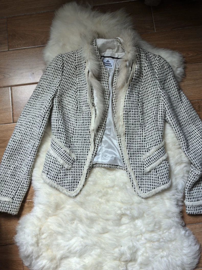Vivienne Westwood Vivienne Westwood Mid-old fox fur collar 100% wool black a Size M / US 6-8 / IT 42-44 - 1 Thumbnail