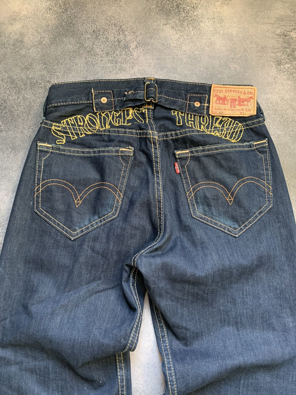 Hysteric Glamour × Levi's Vintage Hysteric Glamour Balenciaga Style Levis Jeans Size US 33 - 5 Thumbnail