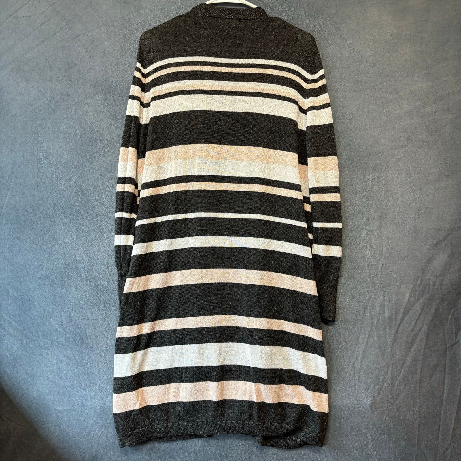 Other Joseph A. Open Front Cardigan Metallic Stripes Preppy XL Size XL / US 12-14 / IT 48-50 - 2 Thumbnail