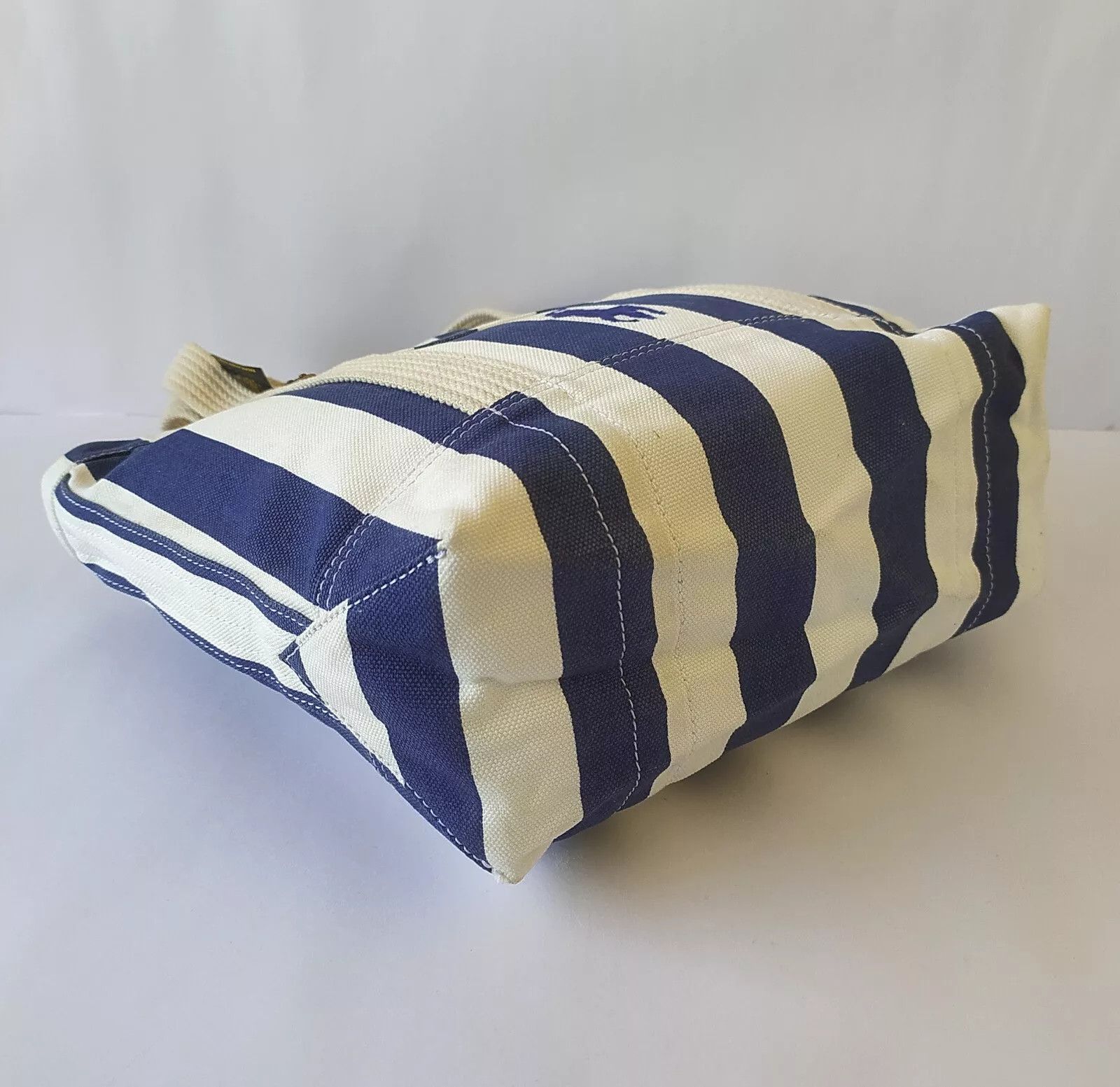 Polo Ralph Lauren Polo Ralph Lauren pony embroidered striped tote bag IFD 8019 Size ONE SIZE - 6 Thumbnail