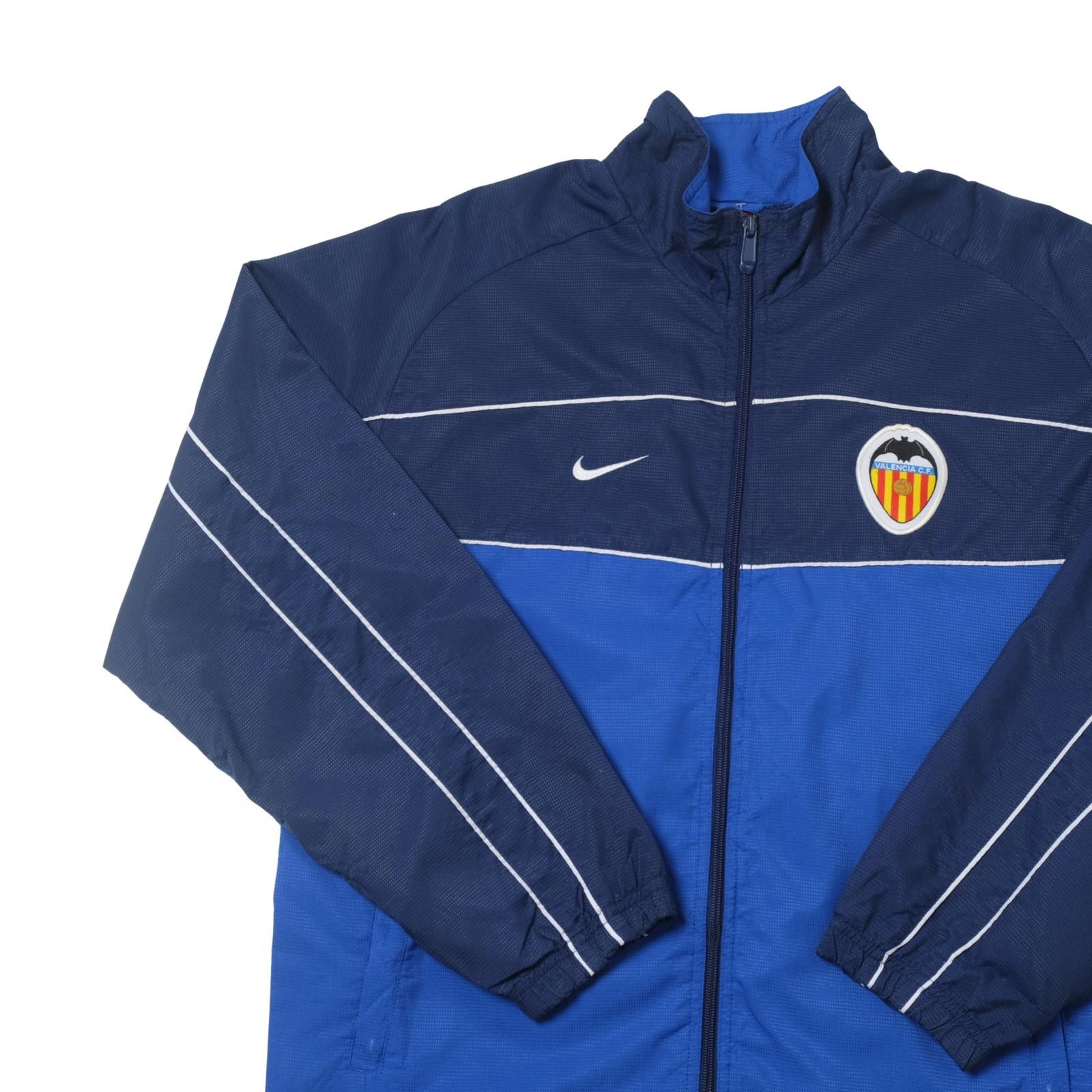 Nike 2001/02 Valencia Training Track Jacket Nike (L/XL) Size US L / EU 52-54 / 3 - 3 Thumbnail