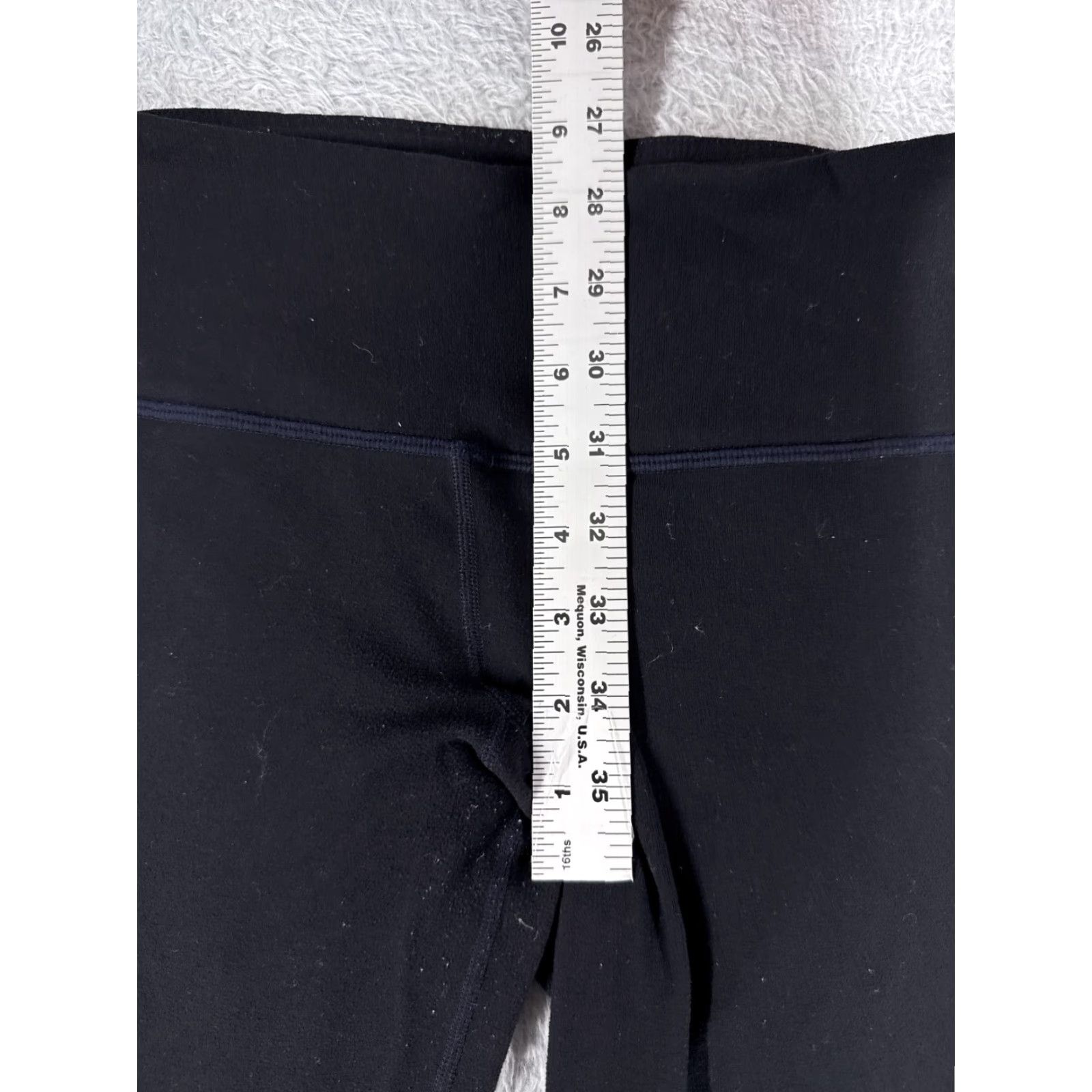 Lululemon Lululemon Wunder Under Crop 21" Black Women 6 Pant YogaLuon Stretch Athletic Slim Straight Cropped Inseam 21" Size 28" / US 6 / IT 42 - 7 Thumbnail