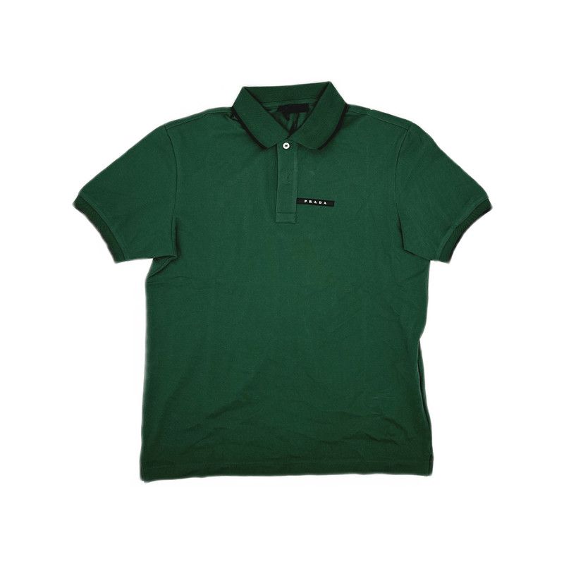 Prada Prada Solid Loose Polo Shirt-2506 Size US M / EU 48-50 / 2 - 2 Thumbnail