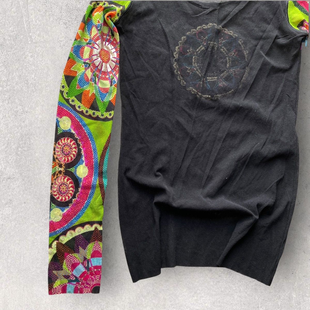 Hysteric Glamour 00s Jean Paul Gaultier Style Long Sleeve T Shirt Tee Y2K Size M / US 6-8 / IT 42-44 - 5 Thumbnail