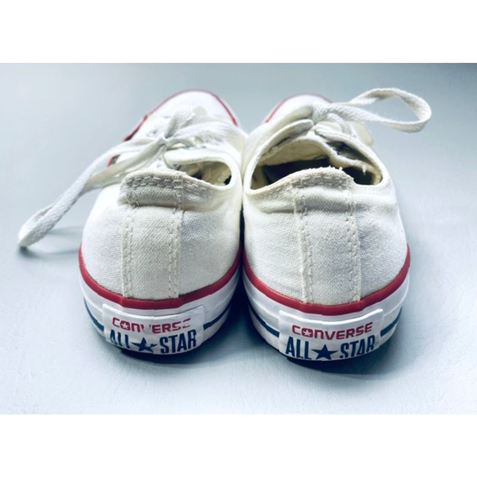 Converse VINTAGE Converse CHUCK TAYLOR All Star Low Top Mens 4.5 Womens 8.5 Canvas Sneakers 1408 Size M / US 6-8 / IT 42-44 - 4 Thumbnail