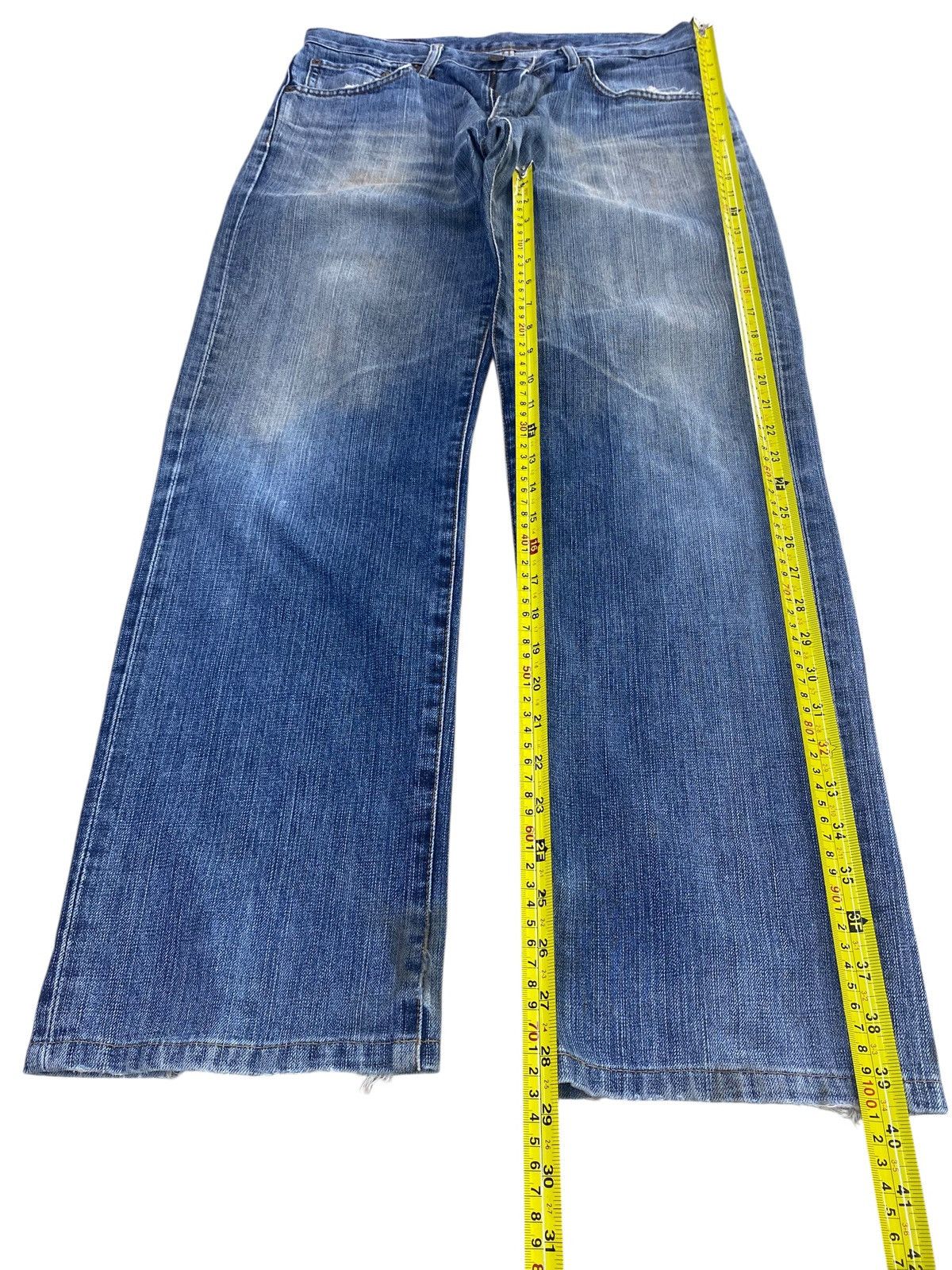 Edwin Edwin Faded Blue Wash Style Loose Jeans Size US 32 / EU 48 - 7 Thumbnail