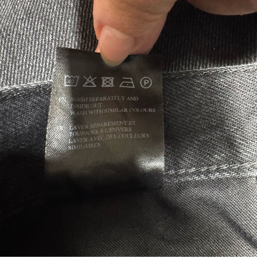 Blk Dnm NWT New $295 BLK DNM Jeans 21 Slim Distressed Black Jeans I Size US 29 - 8 Thumbnail