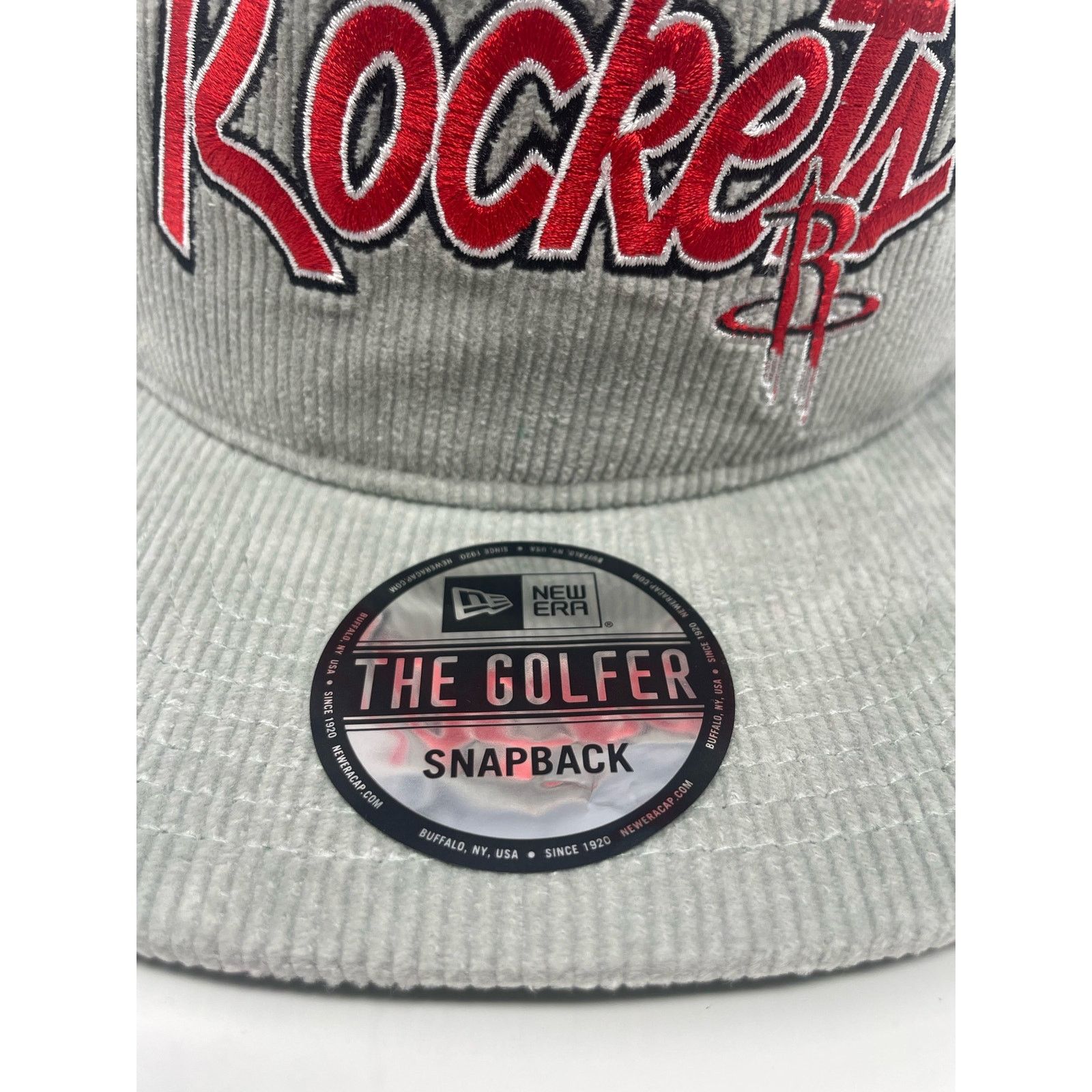 New Era New Era Houston Rockets Corduroy Snapback Adjustable Hat Men Size ONE SIZE - 4 Thumbnail