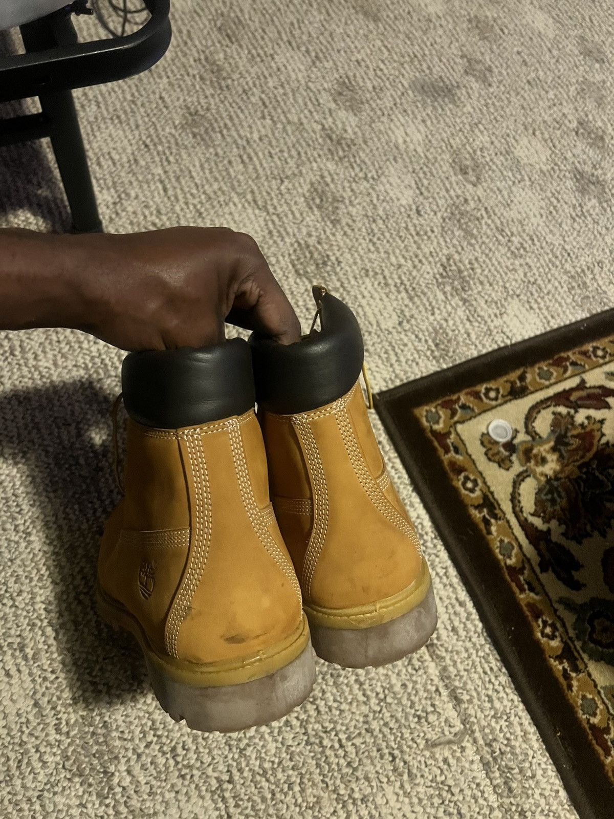 Timberland Timberland 6” Premium Waterproof Boots - Wheat Nubuck Size US 13 / EU 46 - 5 Thumbnail