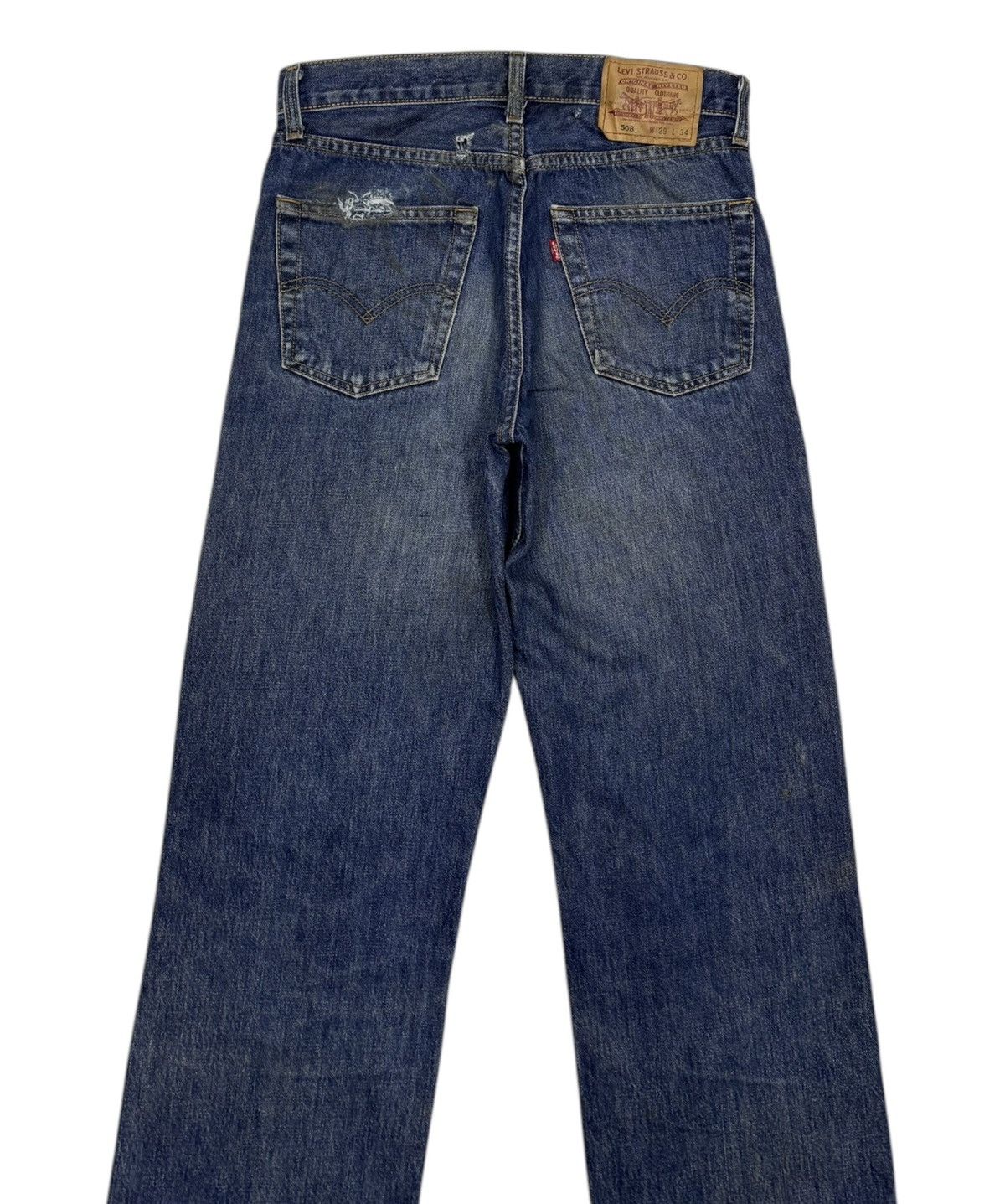 Levi's Vintage Clothing 🔥VINTAGE LEVIS 508 DISTRESSED DENIM JEANS Size US 29 - 6 Thumbnail