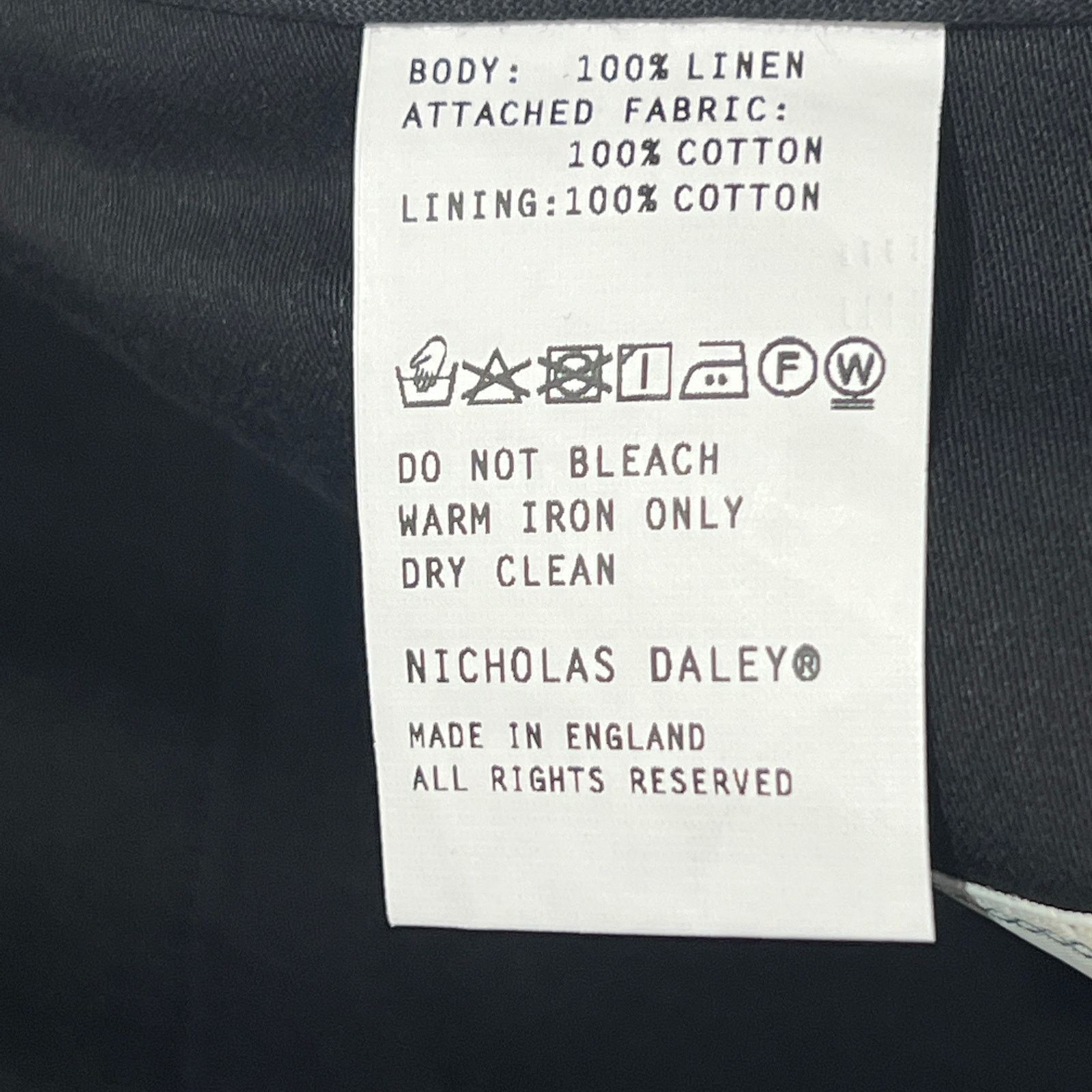 Nicholas Daley Nicholas Daley 70s Stripe Trouser Irish Linen Waxed Cotton Size US 32 / EU 48 - 6 Thumbnail