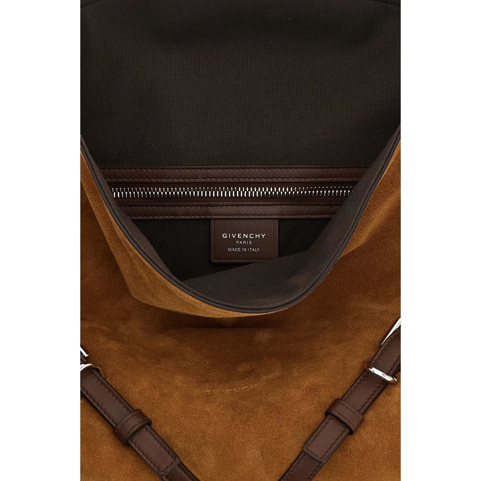 Givenchy GIVENCHY Medium Voyou Brown Suede Shoulder Bag New And Authe Size ONE SIZE - 4 Thumbnail