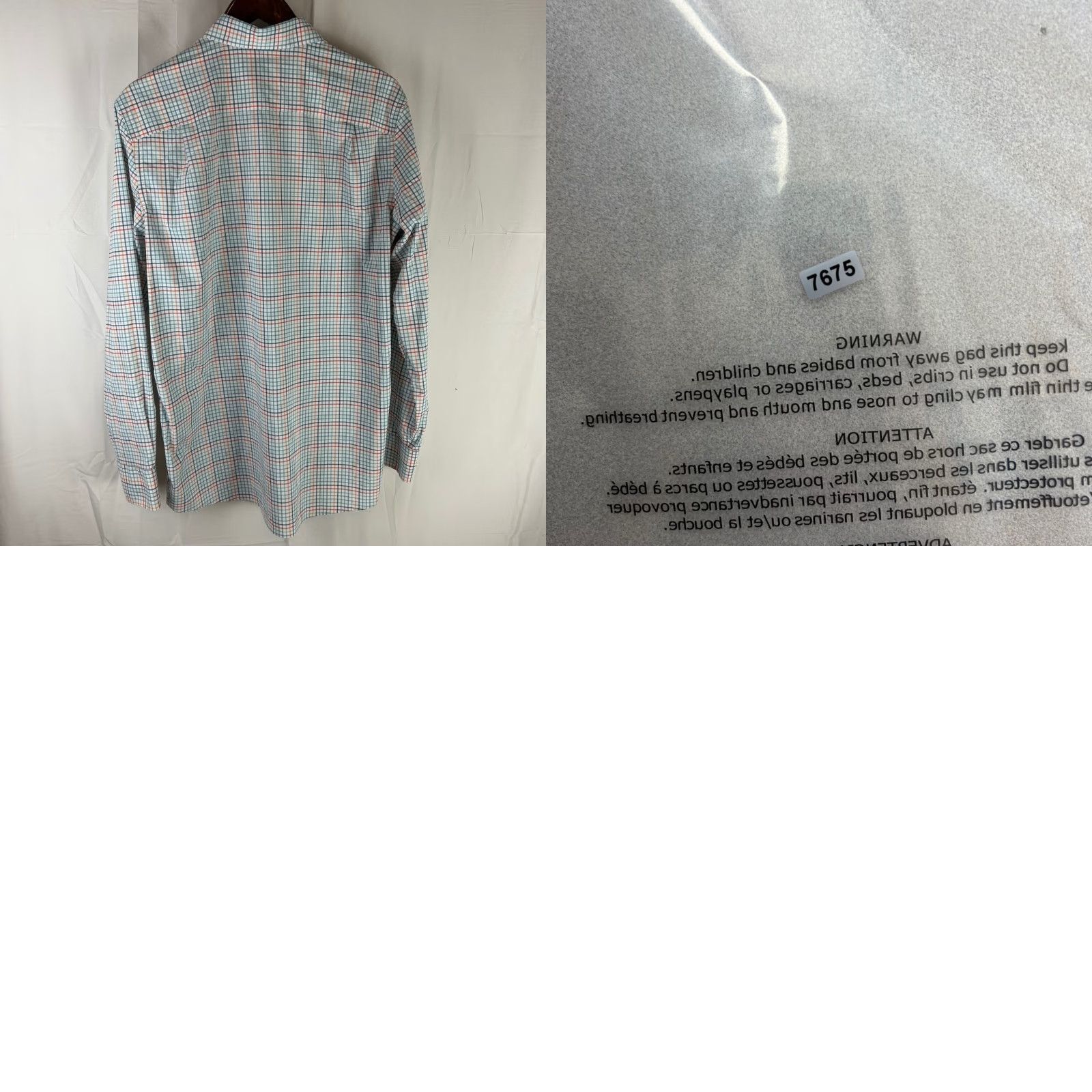 Southern Tide Southern Tide Intercoastal Shirt Mens Medium Blue Orange Plaid Performance 9136 Size US M / EU 48-50 / 2 - 8 Thumbnail