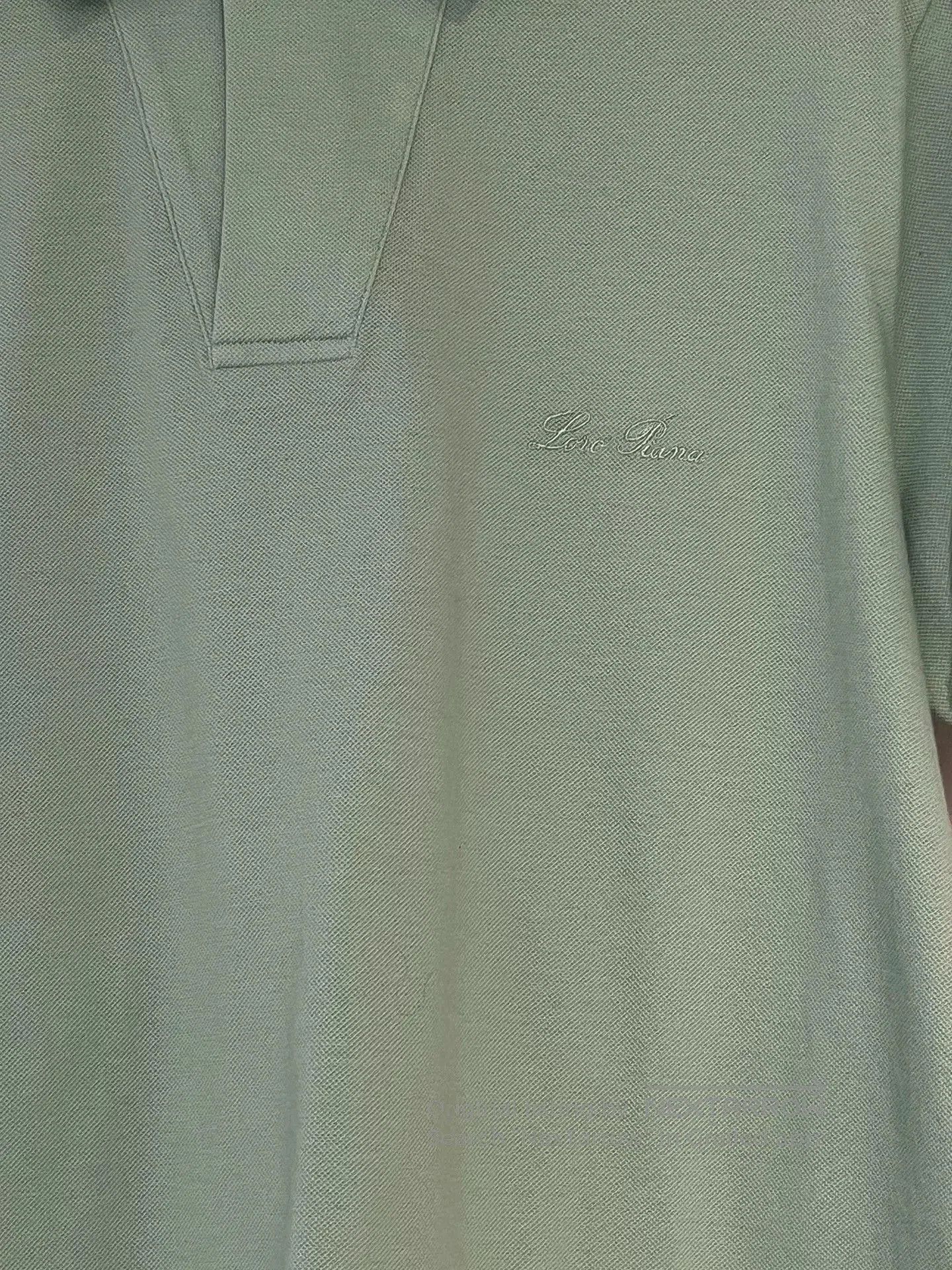 Loro Piana Loro Piana Solid Casual Polo Shirt. Size US M / EU 48-50 / 2 - 5 Thumbnail