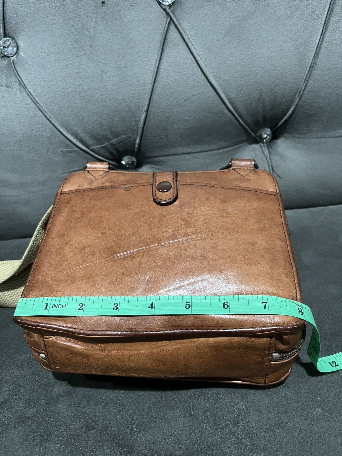 Leather Japanese Brand Silver Lake Club Leather Shoulder Bag Size ONE SIZE - 17 Thumbnail