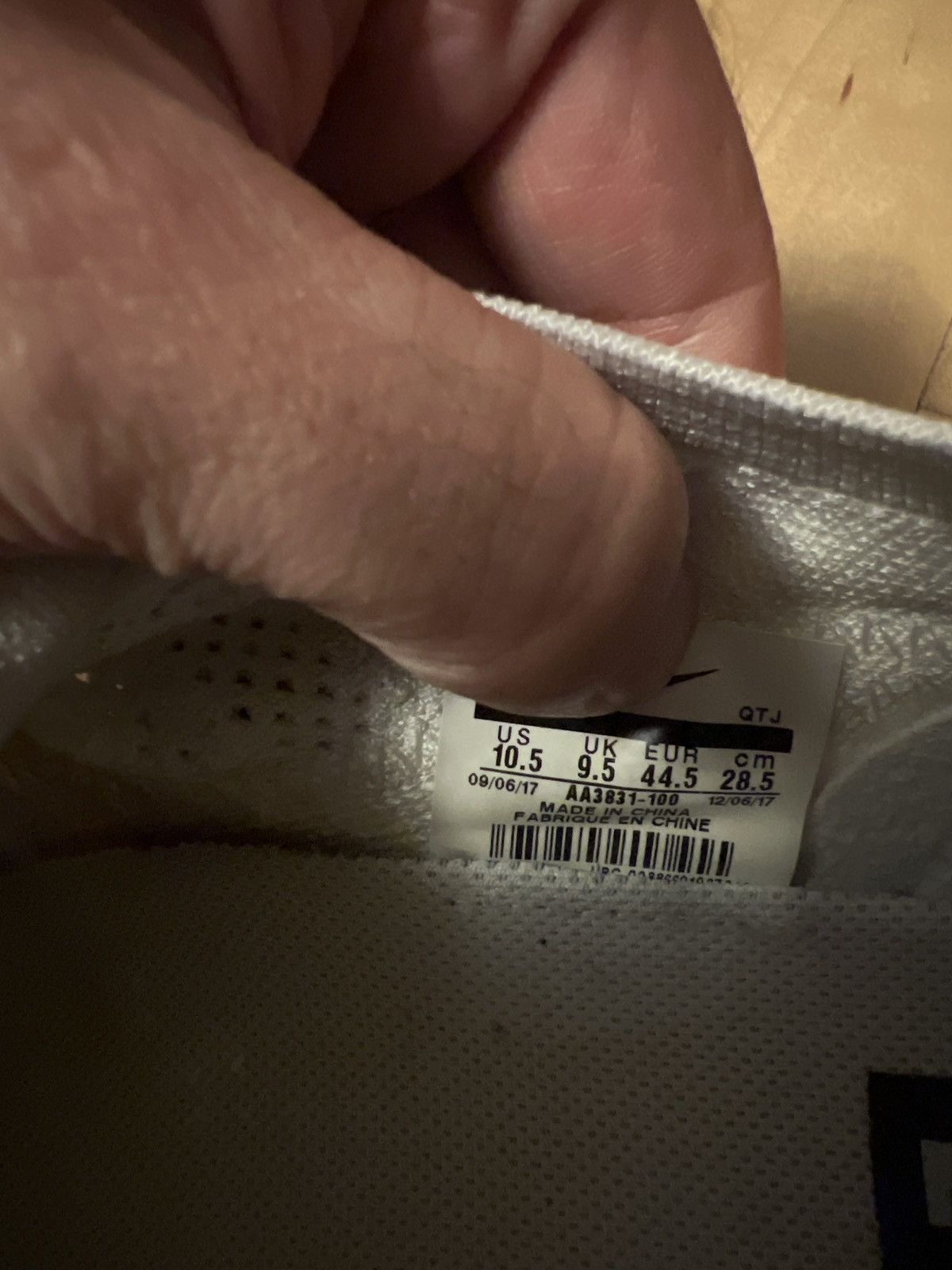 Off-White NIKE X OFF WHITE THE TEN VAPORMAX WHITE EDITION Size US 10.5 / EU 43-44 - 7 Thumbnail