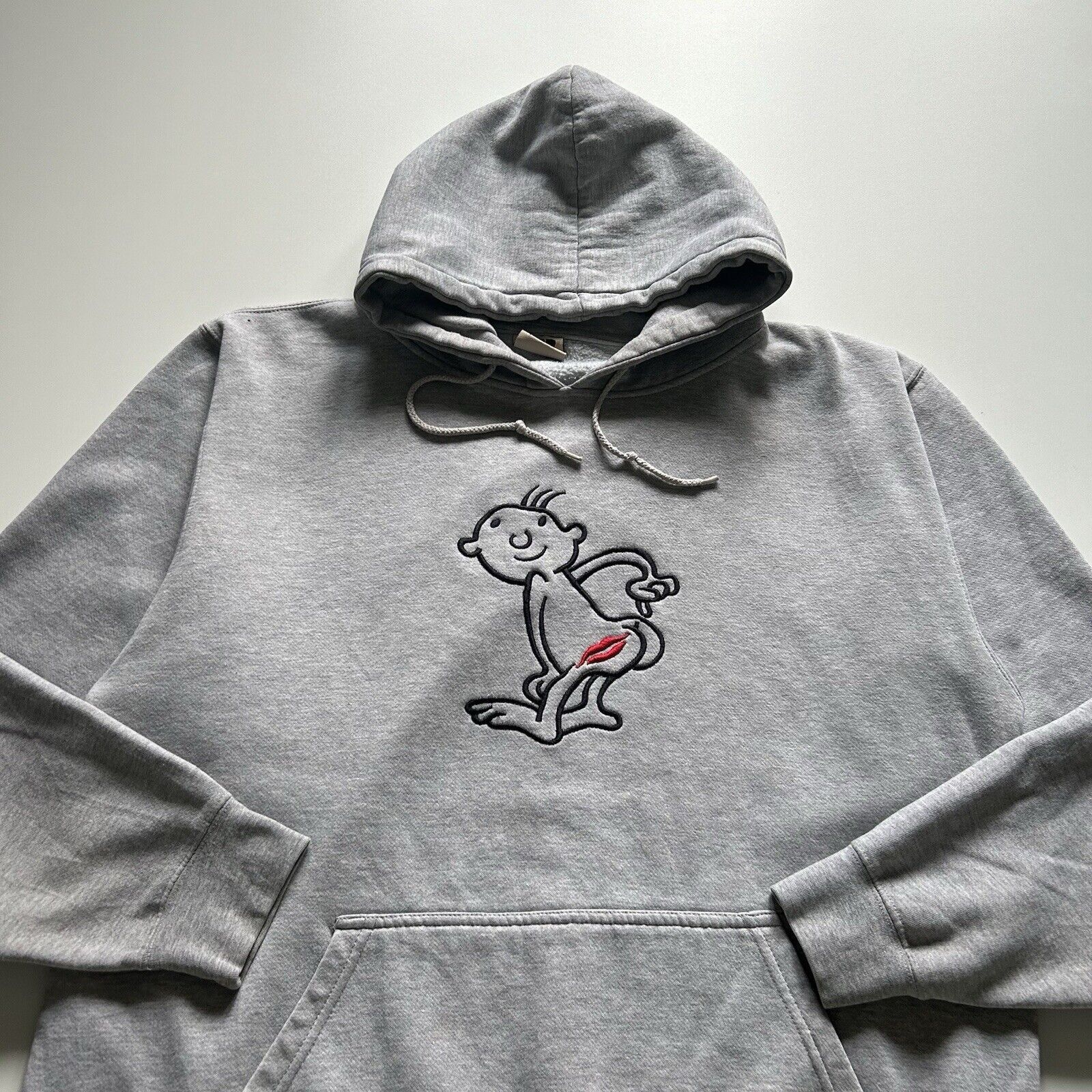 Vintage Vintage Y2K Kiss My Ass Funny Art Hoodie Sweatshirt XL Rare Size US XL / EU 56 / 4 - 2 Thumbnail