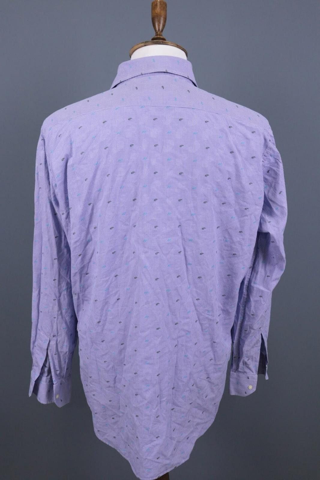Etro Etro Milano Blue Printed Shirt Size 43 Size US M / EU 48-50 / 2 - 8 Thumbnail