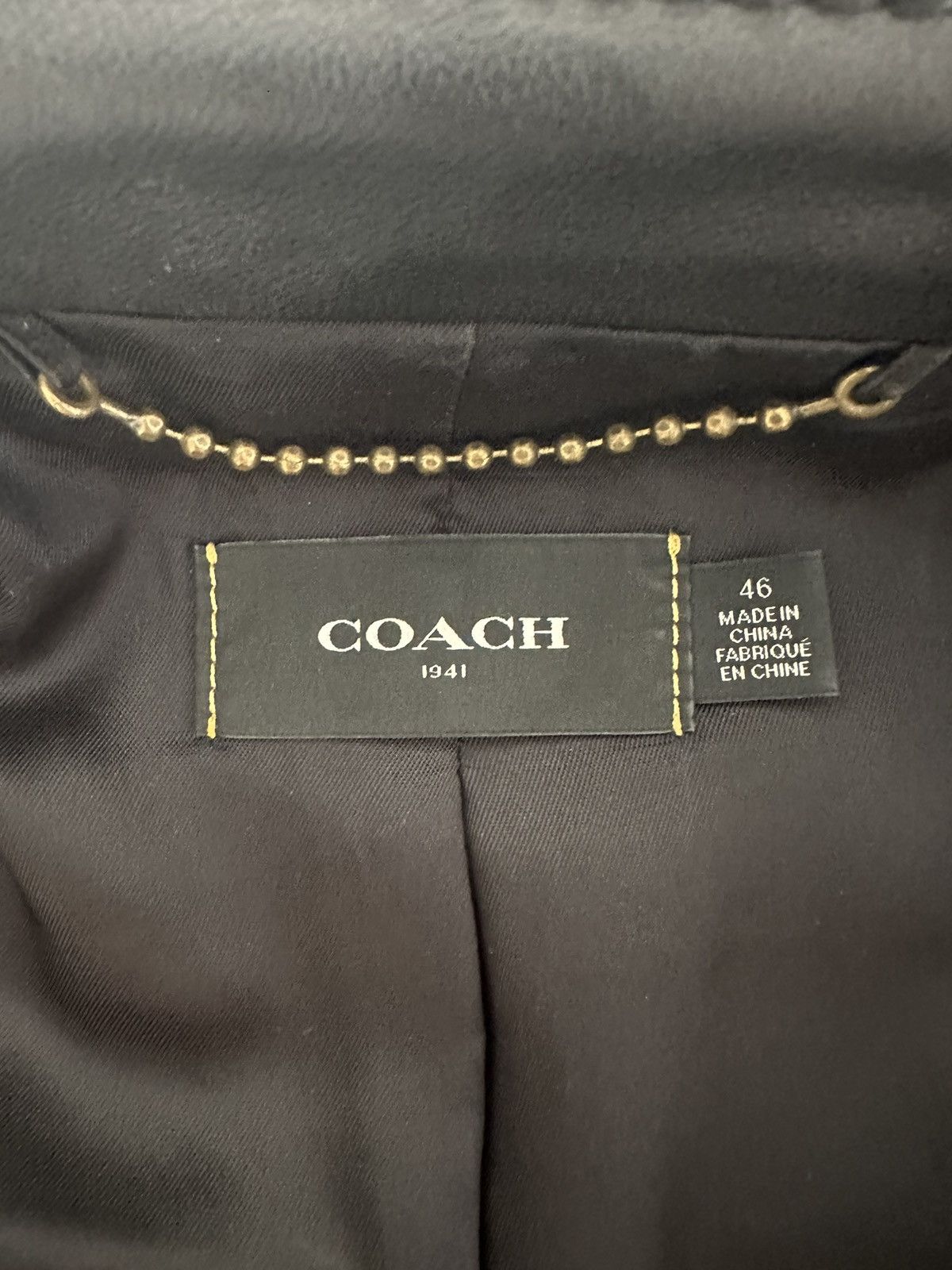 Coach Coach Leather Biker Jacket Black Size US S / EU 44-46 / 1 - 4 Thumbnail