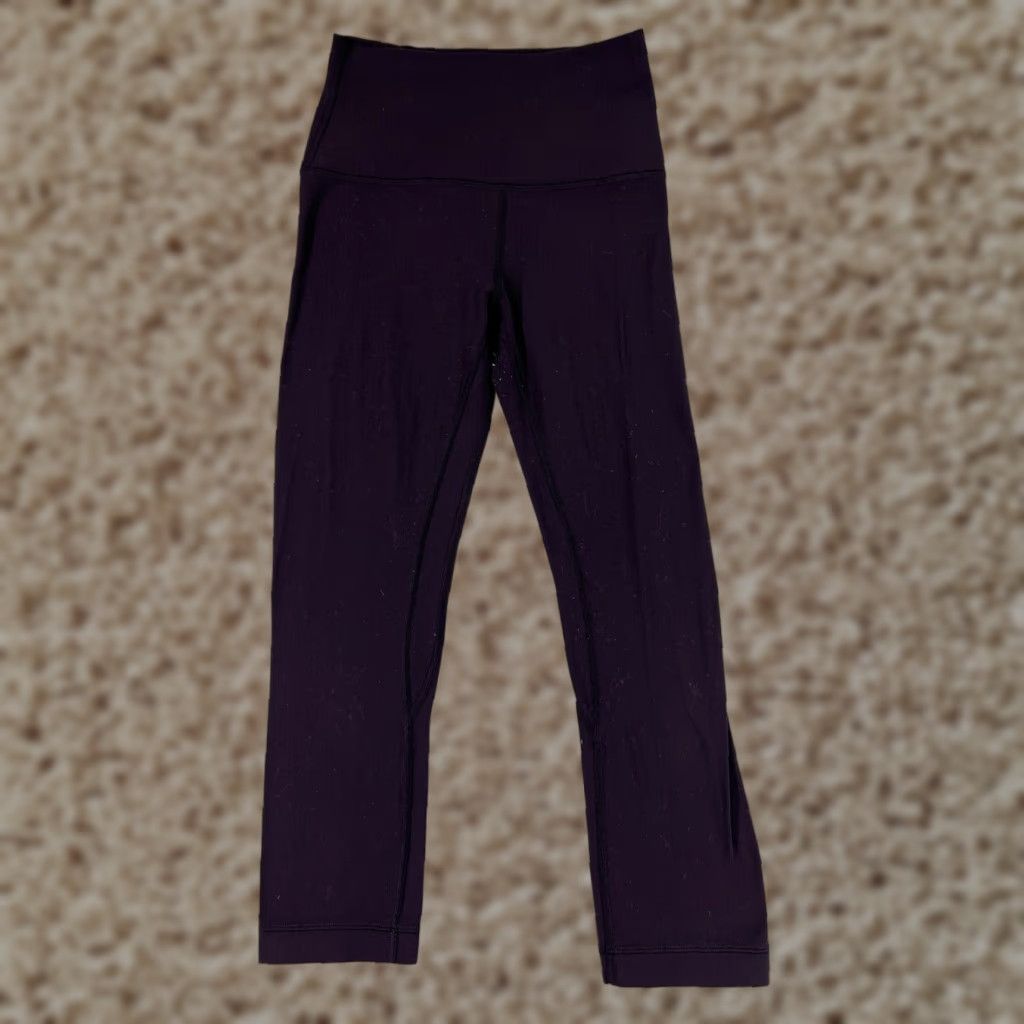 Lululemon Lululemon Womens Leggings Cropped 4 Purple Yoga Align 21" Nulu Activewear Size 27" / US 4 / IT 40 - 1 Thumbnail