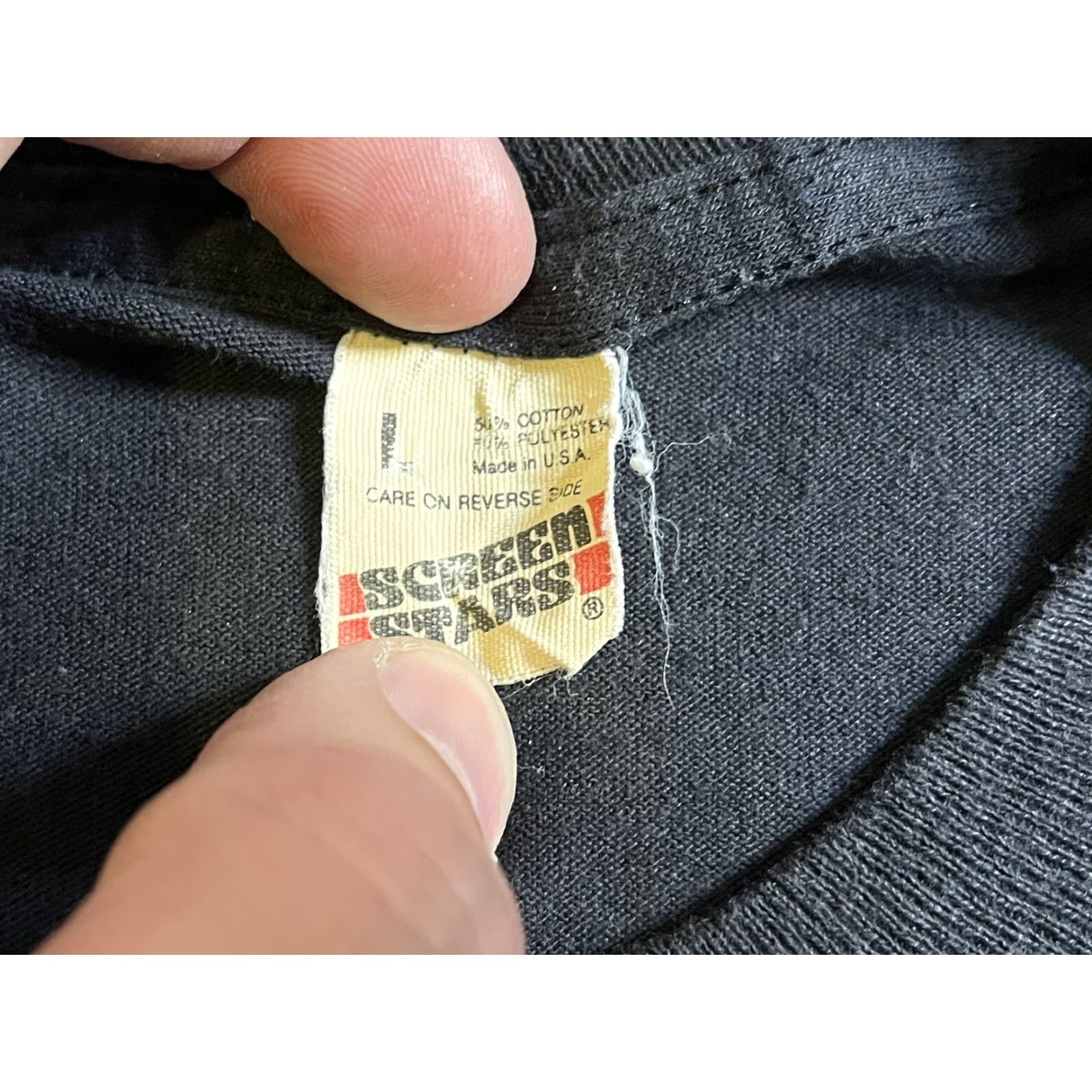 Vintage VINTAGE Sacred Heart School Class Of 1989 Shirt Men’s Large Black Single Stitch Size US L / EU 52-54 / 3 - 6 Thumbnail