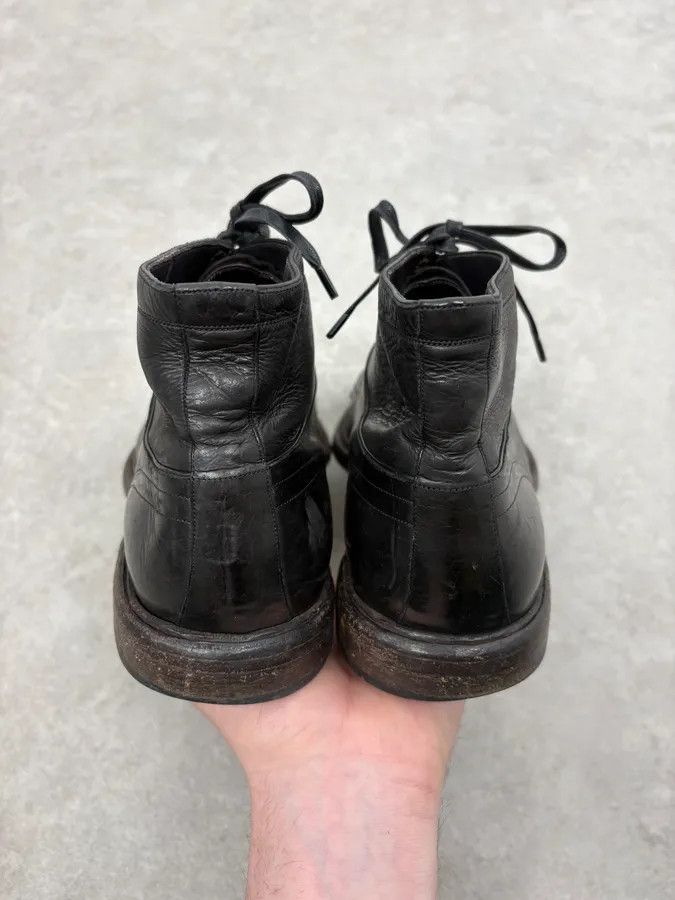 Dolce & Gabbana 2010s Dolce & Gabbana Black Leather Boots Size US 10.5 / EU 43-44 - 7 Thumbnail