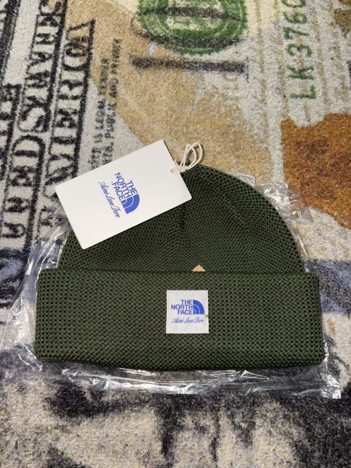 Aime Leon Dore Aime Leon Dore / The North Face Wool Beanie Olive Size ONE SIZE - 1 Thumbnail