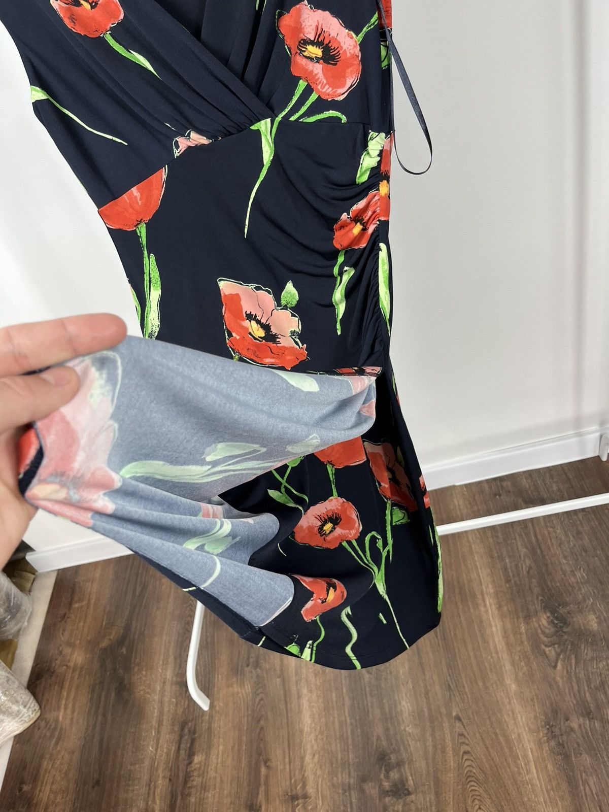 Lauren Ralph Lauren Lauren Ralph Lauren Floral Wrap Dress Poppy Mini Women’s 4 Size XS / US 0-2 / IT 36-38 - 13 Thumbnail