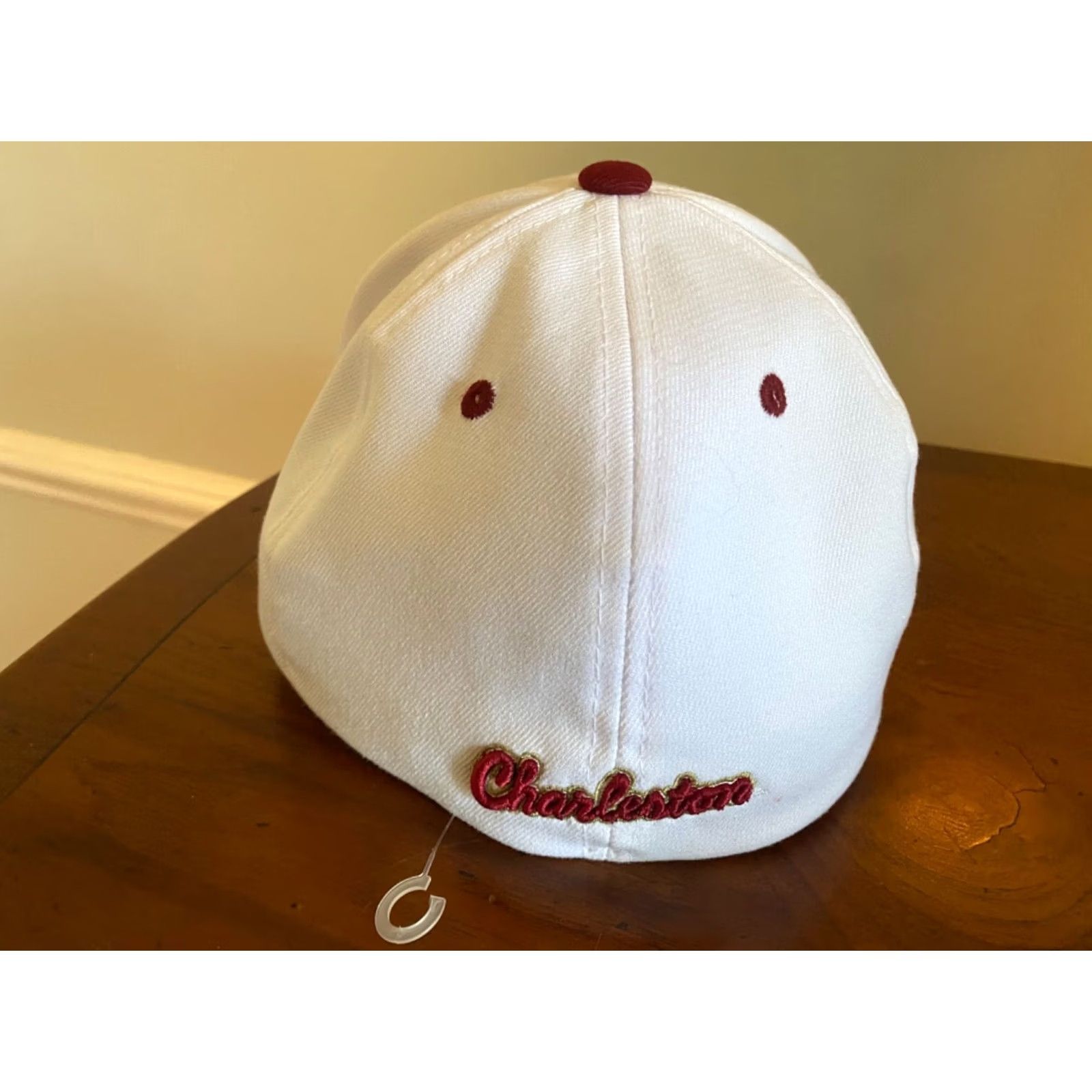Zephyr White Zephyr College Hat Baseball Cap Mens Adjustable Snapback Cougars Script M Size ONE SIZE - 3 Thumbnail