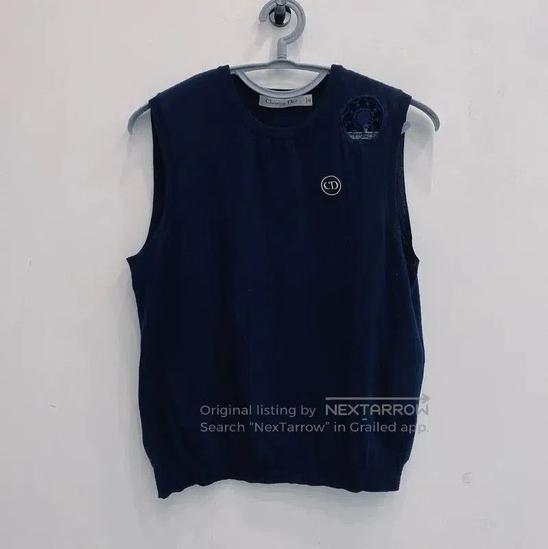 Dior Dior Navy Wool Women's Sweater . Size L / US 10 / IT 46 - 1 Thumbnail
