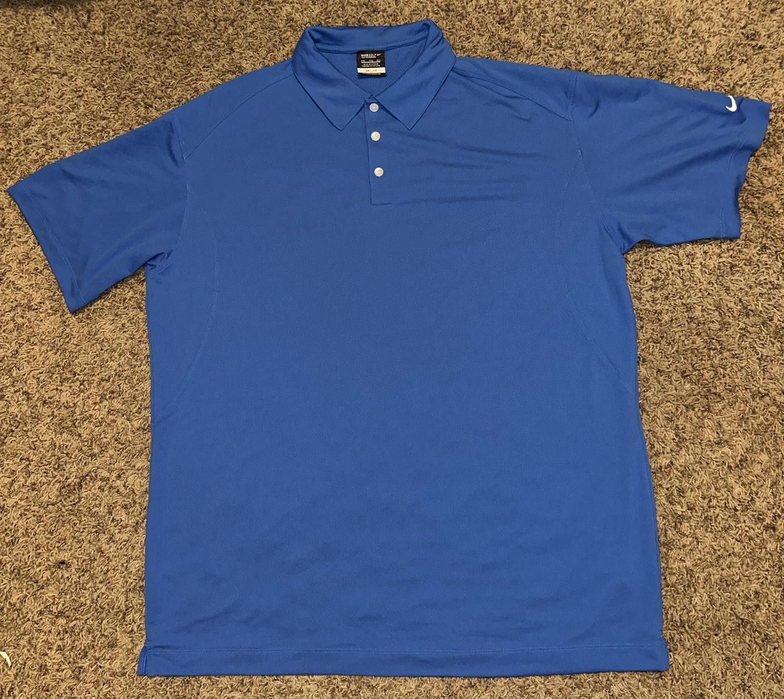 Nike Nike Golf Dri-FIT Mini Texture Polo Size US XXL / EU 58 / 5 - 1 Thumbnail