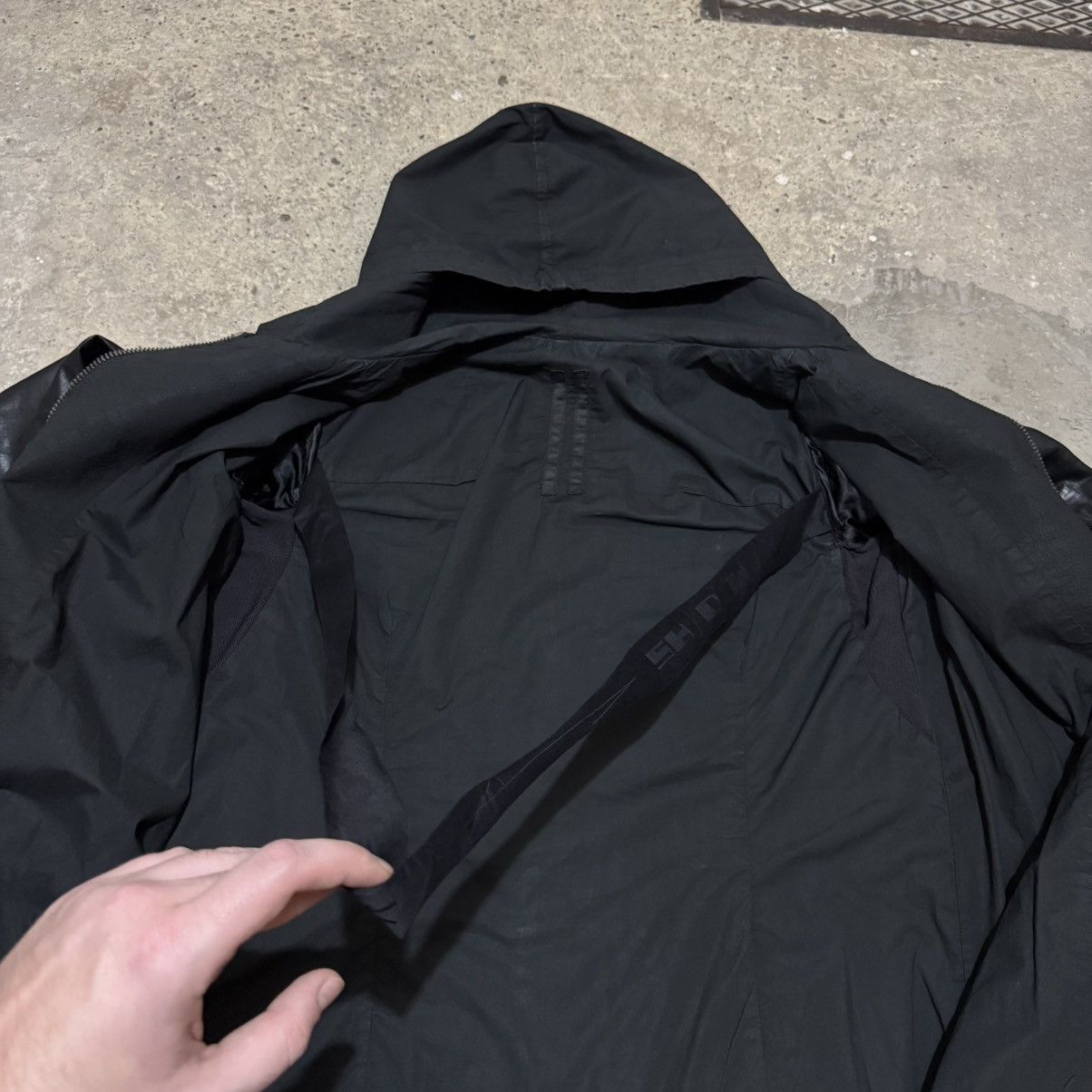 Rick Owens Rick Owens Drkshdw Hybrid Jacket calf leather sleeves Size US M / EU 48-50 / 2 - 8 Thumbnail