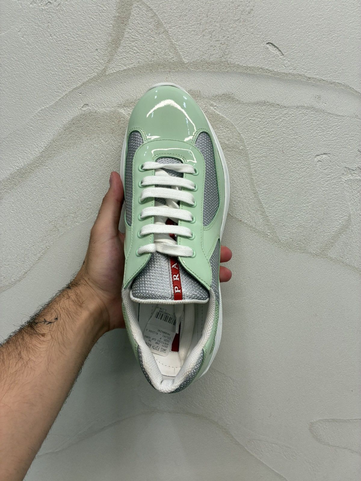 Prada Prada America’s Cup Pistachio Size US 9 / EU 42 - 14 Thumbnail