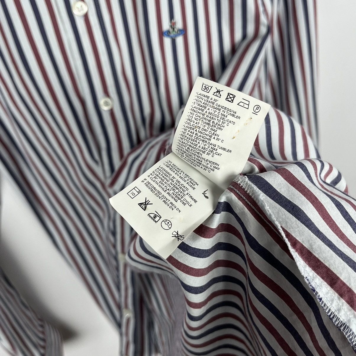 Vivienne Westwood Designer Vivienne Westwood Man stripped Avant-Garde shirt Size US S / EU 44-46 / 1 - 12 Thumbnail