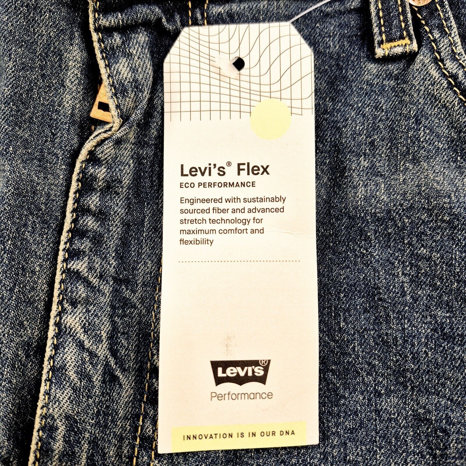 Levi's NEW Levis 505 Men's Dark Blue Stretch Fit Denim Jeans40x30 Size US 40 / EU 56 - 12 Thumbnail