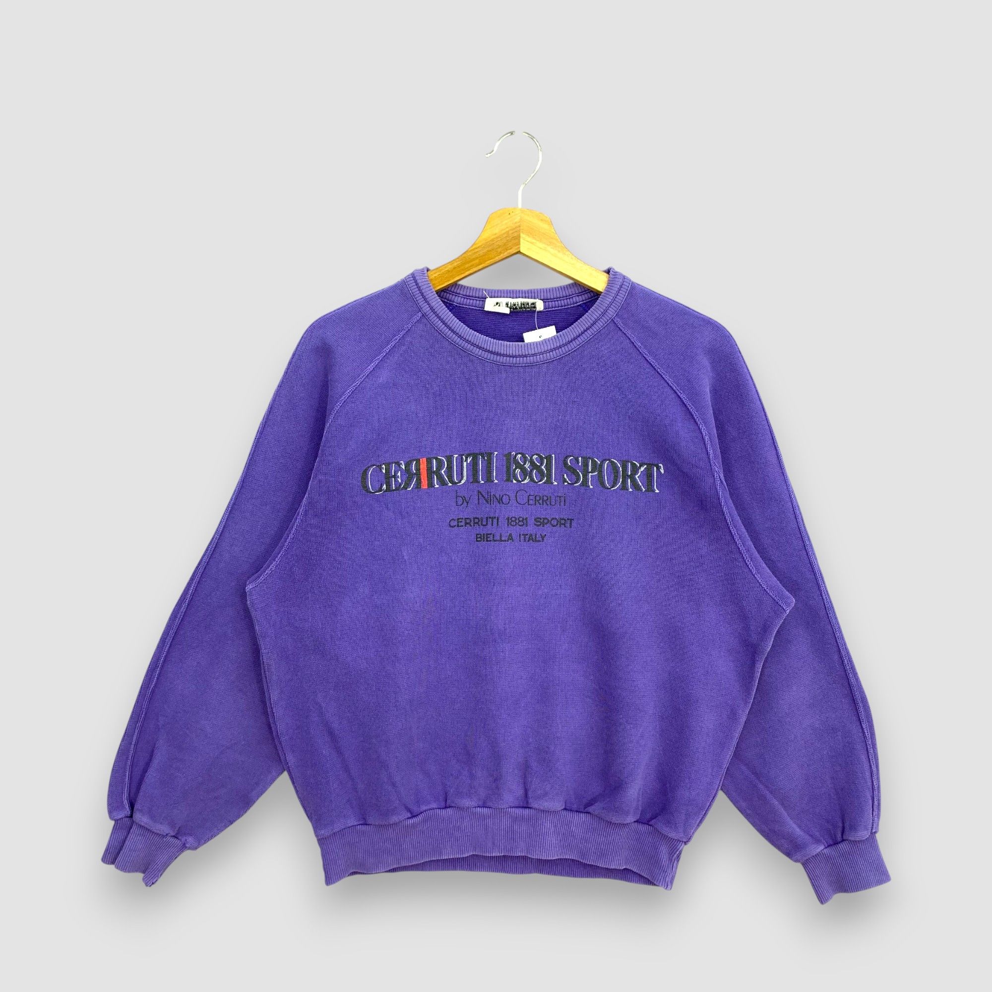 Vintage Vintage 90s Cerruti 1881 Sport Sweatshirt Biella Italy Size US M / EU 48-50 / 2 - 1 Thumbnail