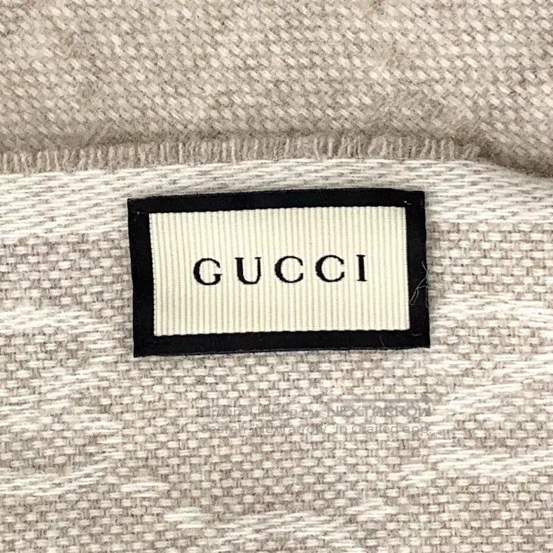 Gucci Gucci Colour-blocked striped logo jacquard full-print wool Size ONE SIZE - 7 Thumbnail