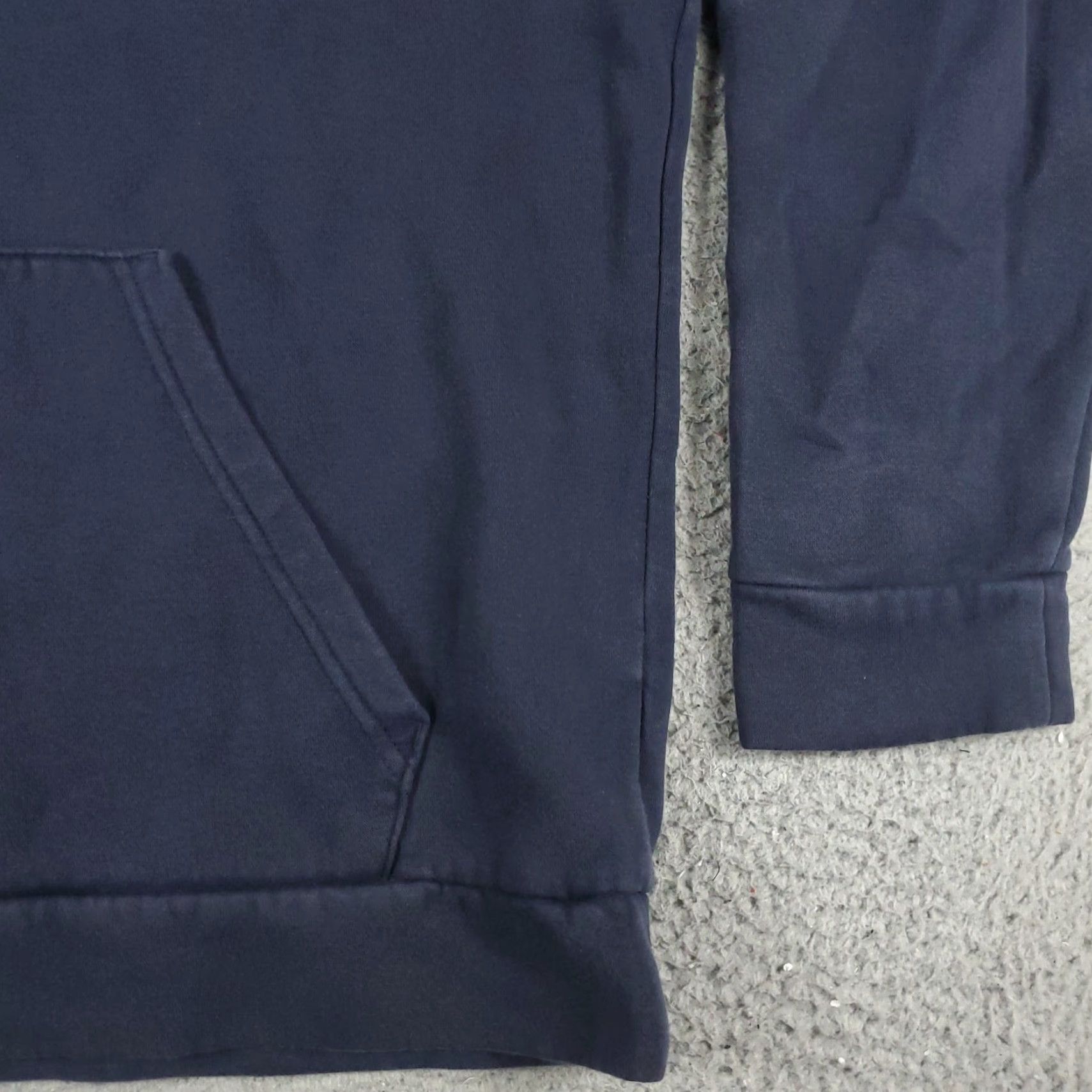 Adidas adidas Hoodie Mens Large Blue Pullover Sweatshirt Hooded Sweater Casual Knit Logo Mock Neck Long Sleeve Pullover Size US L / EU 52-54 / 3 - 4 Thumbnail