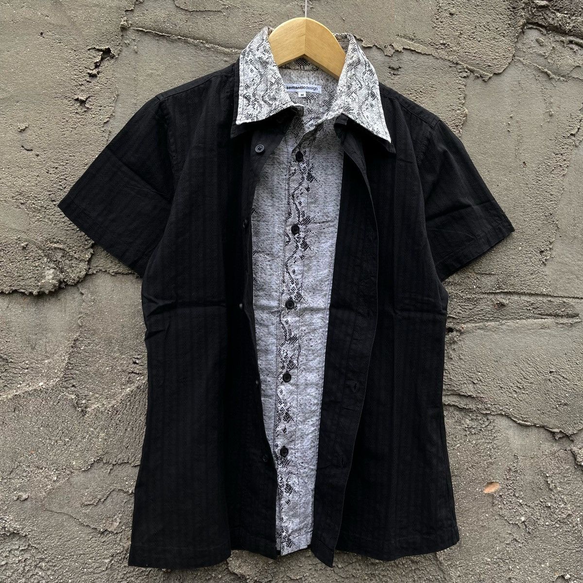 Japanese Brand Semantic design snake skin double layer Size US M / EU 48-50 / 2 - 1 Thumbnail