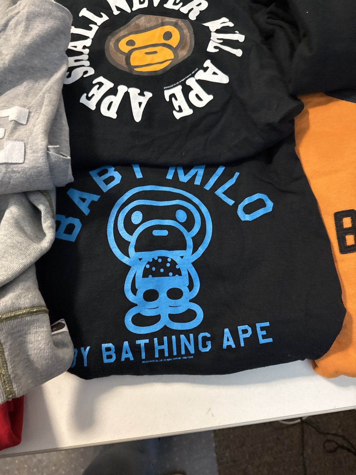 Bape A Bathing Ape “BABY MILO” Graphic Tee – Black, Large Size US L / EU 52-54 / 3 - 2 Thumbnail