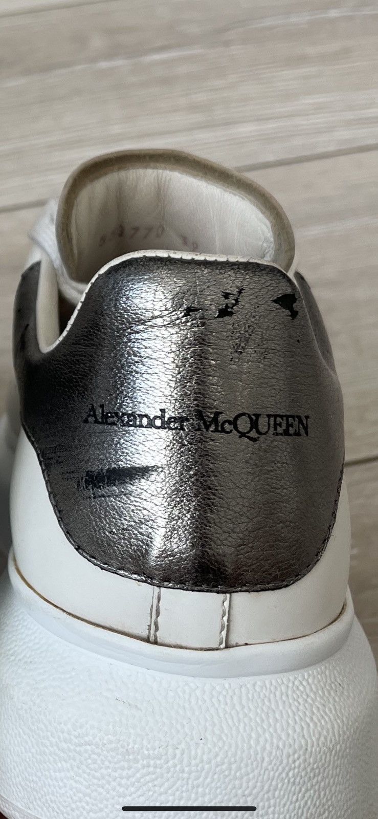 Alexander McQueen Alexander McQueen's Oversized leather sneakers Size US 9 / IT 39 - 23 Thumbnail