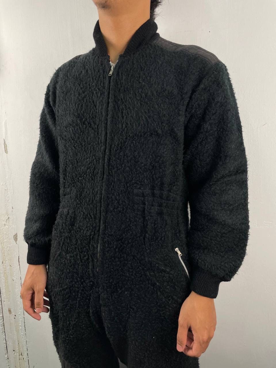 Issey Miyake × Vintage Vintage 70s Runway Issey Sport Mohair Jumpsuits Coverall Size US 33 - 1 Thumbnail