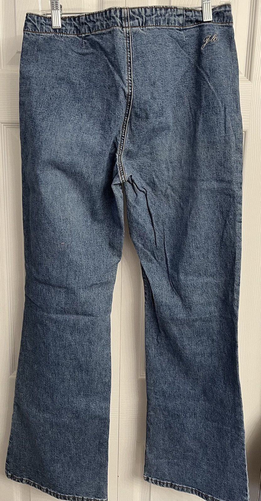 Jennifer Lopez JLO by Jennifer Lopez Flared Leg Size 15 Jeans Size 38" / US 16 / IT 52 - 5 Thumbnail
